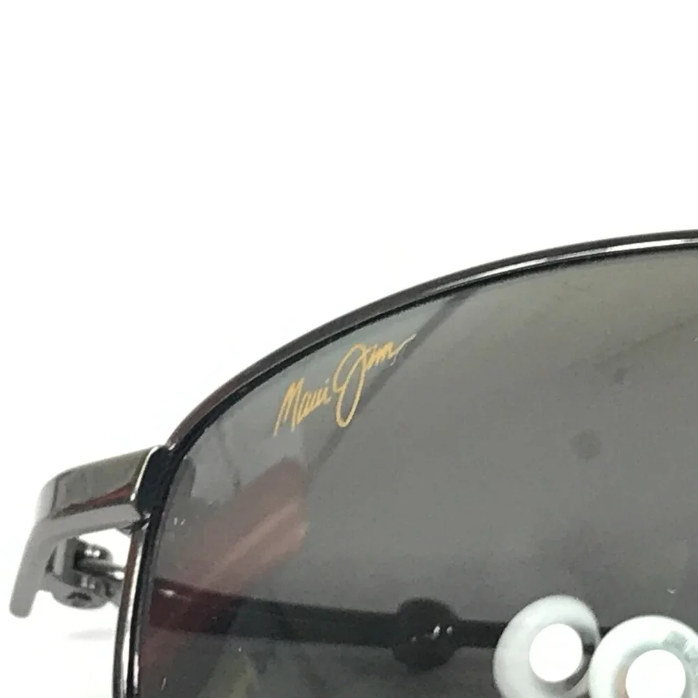 Vintage Maui Jim Sunglasses Molokai MJ308-02 Gunmetal Frames w Neutral Gray Lens